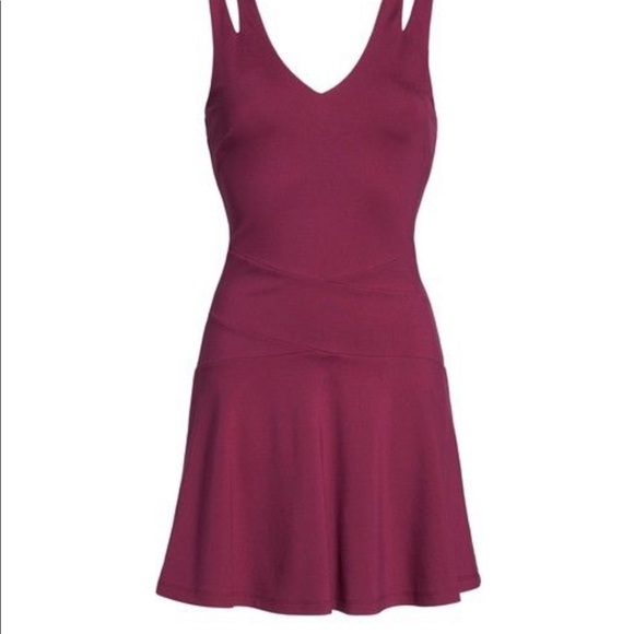 Ali & Jay Le Marais Ponte Sexy Pink Purple Fit & Flare Sleeveless Mini Dress - Picture 6 of 6